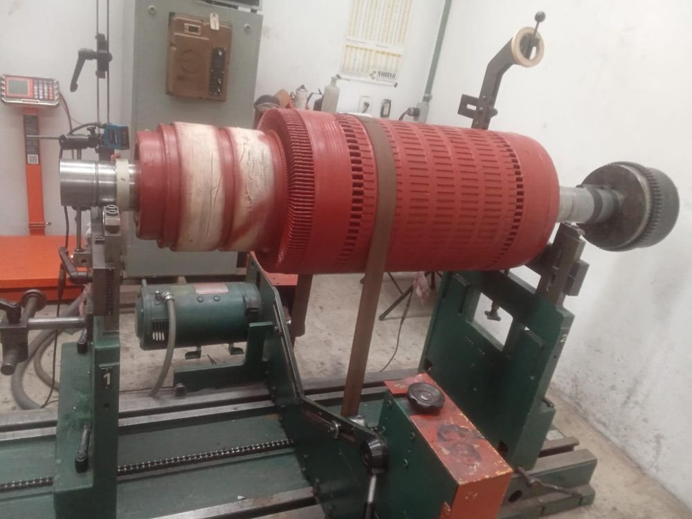 Rotor balanceado de motor de corriente directa